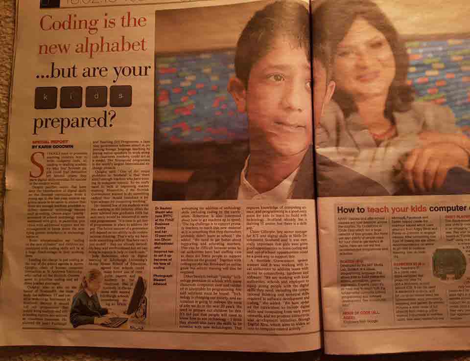 herald scotland article - Coding is the new alphabet ... but are your kids prepared?