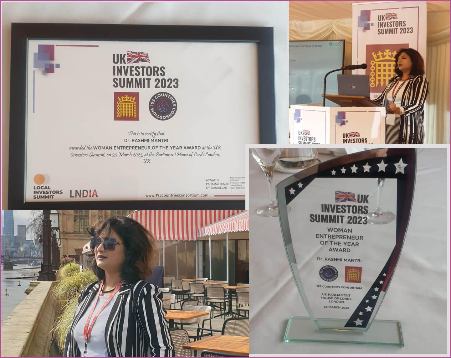 Dr Rashmi Mantri – Successful Women Business Awards