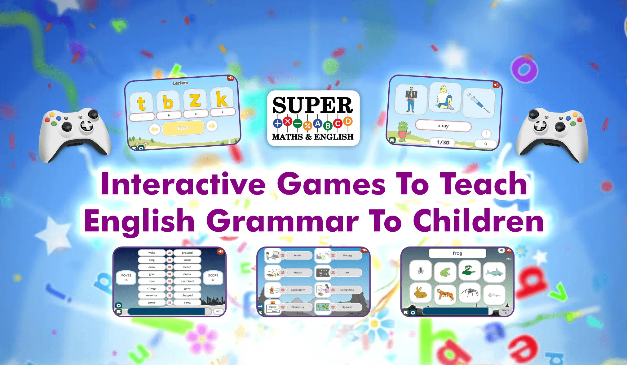 Interactive Games to Teach English Grammar to Children