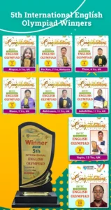 5th international english olympiad winners